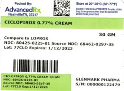 Label 1 (Ciclopirox 80425 0225 01)